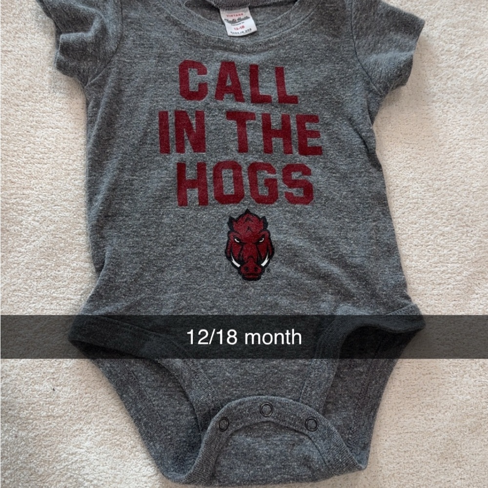 Arkansas Razorback Bodysuit